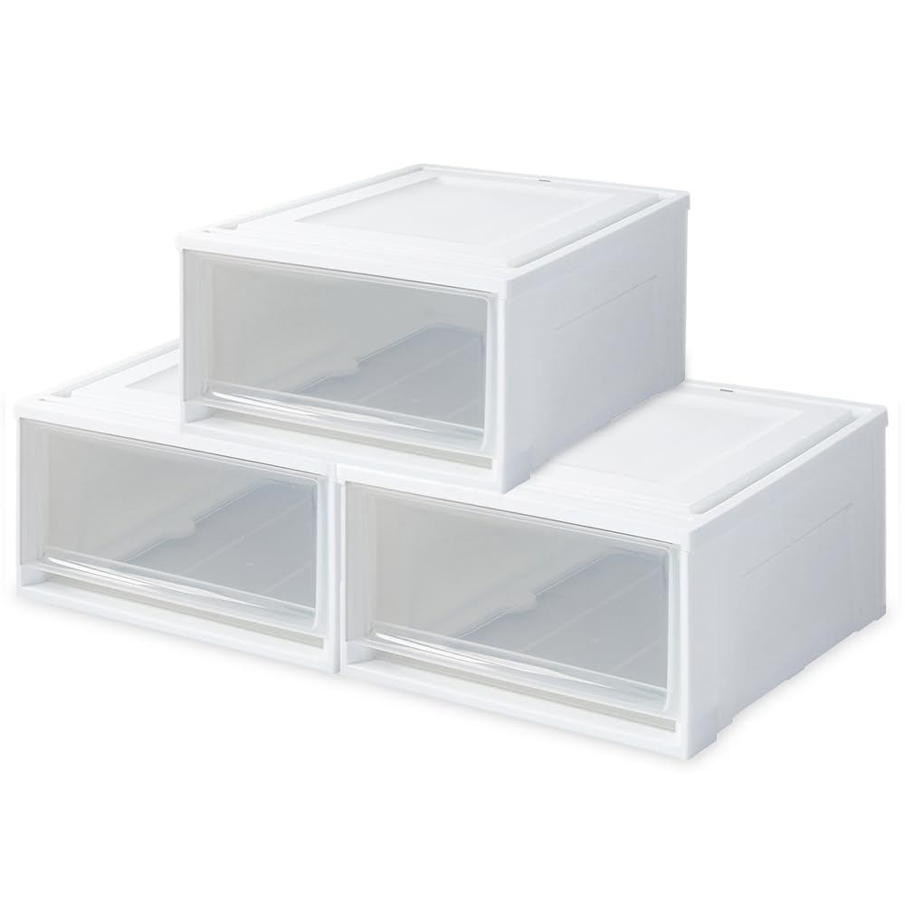 Amazon｜アイリスオーヤマ チェスト 収納ケース 衣類 3個セット 衣装